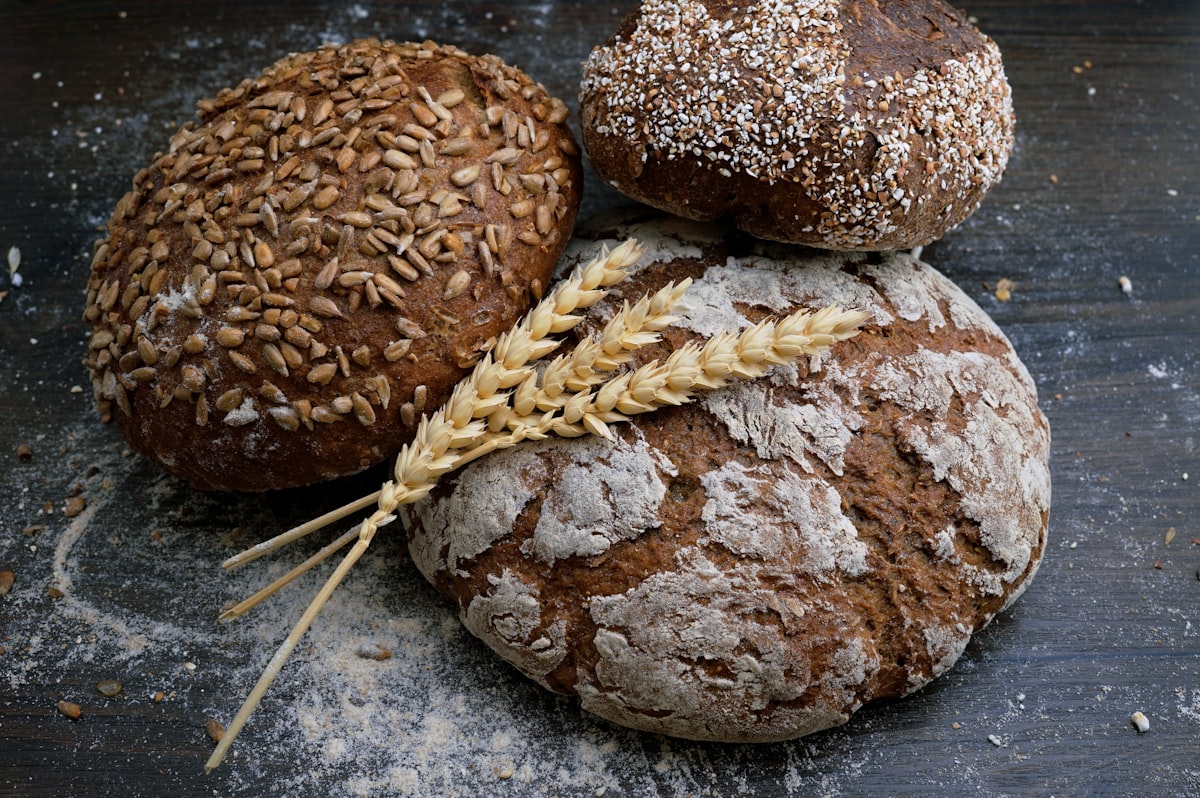 Pains artisanaux d’une boulangerie